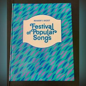 Reader’s Digest Festival of Popular Songs 1977 HC Songbook WITH Lyrics Booklet
